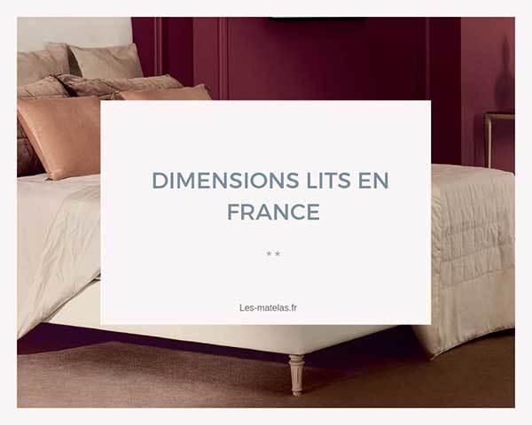 Dimensions Des Lits En France Taille Lit 1 Place Lits Doubles Enfant