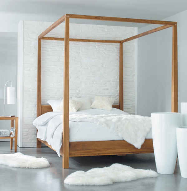 lit à baldaquin AMSTERDAM