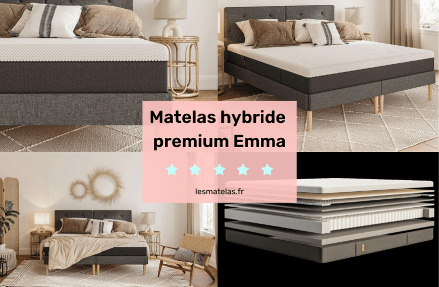 matelas hybride pemium emma