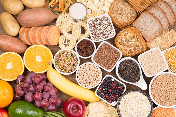 aliments riches en fibres et en glucides