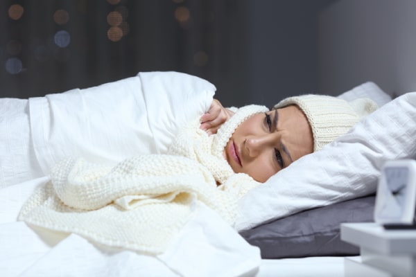 Dormir avec un rhume
